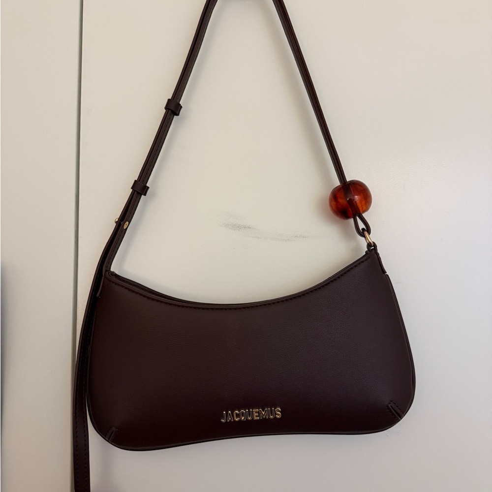Jacquemus Brown Leather Shoulder Bag